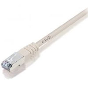 Cable EQUIP RJ45 Cat.5e F/UTP 25cm Beige (EQ225413)