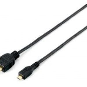 Cable EQUIP HDMI A/M a HDMI D/M 2m Negro (EQ119308)