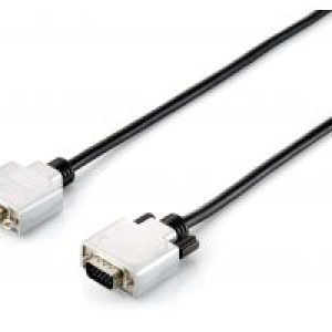 Cable EQUIP VGA/M a VGA/H 3m Negro/Plata (EQ118851)