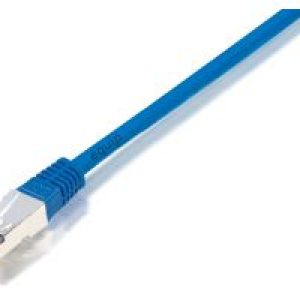 Cable EQUIP RJ45 Cat.5e F/UTP AWG26 3m Azul (EQ225432)