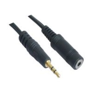 Nanocable Audio 3.5mm/M a 3.5mm/H 3m Negro (10.24.0203)