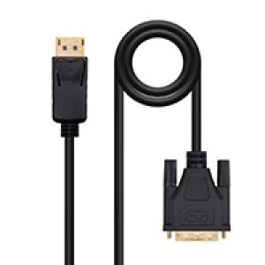 Nanocable DP/M a DVI/M 2m Negro (10.15.4502)