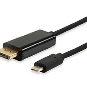 Cable EQUIP USB-C/M a DP/M 1.8m Negro (EQ133467)