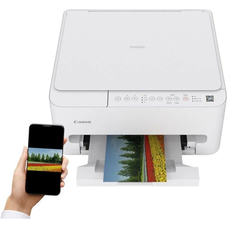 IMPRESORA CANON PIXMA TS4150I MFP DUPLEX COLOR WIFI WHITE - Imagen 4