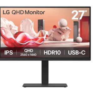 Monitor LG 27″ IPS QHD Pivot/Reg USB-C DC(27BA75QB-T))
