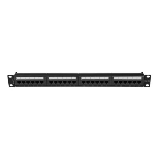 PATCH PANEL LANBERG 19 24 PUERTOS 1U CAT 6A UTP - Imagen 2