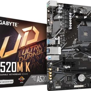 PLACA BASE GIGABYTE GA-A520M-K AMD AM4 HDMI + VGA