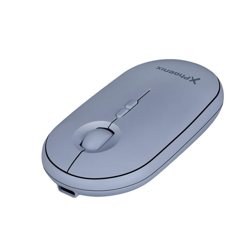 RATON PHOENIX REBBLE SILENT 1600DPI WIRELESS BLUETOOTH RECARGABLE BLUE - Imagen 2
