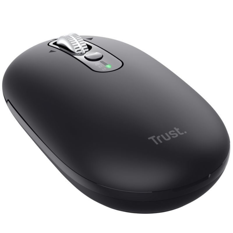 RATON TRUST SERON WIRELESS HYPERSCROLL SLIM BLACK - Imagen 2