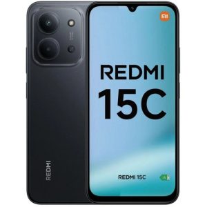 SMARTPHONE XIAOMI REDMI 15C 6.9 4GB/256GB/50MP/NFC/5G BLACK