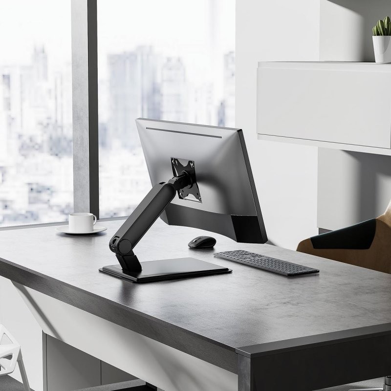 SOPORTE DE SOBREMESA TV/MONITOR AISENS 17 - 32 1 BRAZO GIRATORIO/INCLINABLE 8KG BLACK - Imagen 4