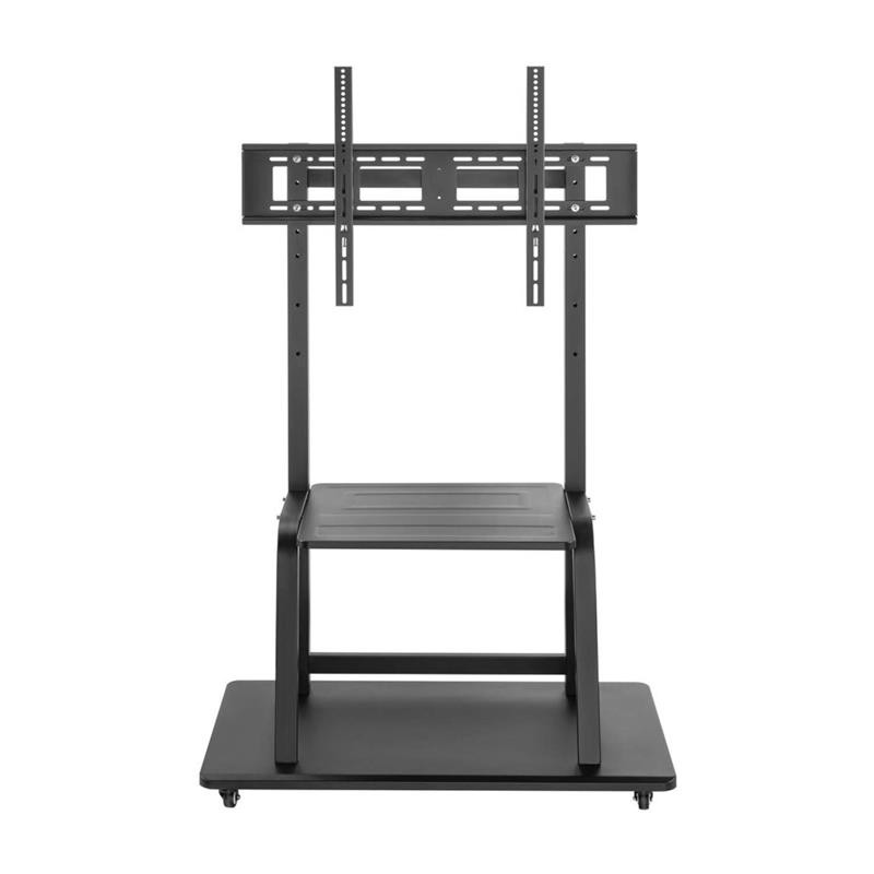 SOPORTE TV MONITOR AISENS SUELO CON RUEDAS 37-100 150KG BLACK/SILVER - Imagen 2