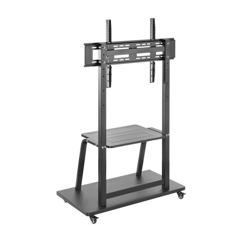 SOPORTE TV MONITOR AISENS SUELO CON RUEDAS 37-100 150KG BLACK/SILVER - Imagen 6