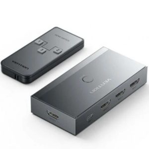 SWITCH CONMUTADOR VENTION HDMI 2.1 8K HDMI/H – 3XHDMI/H GREY