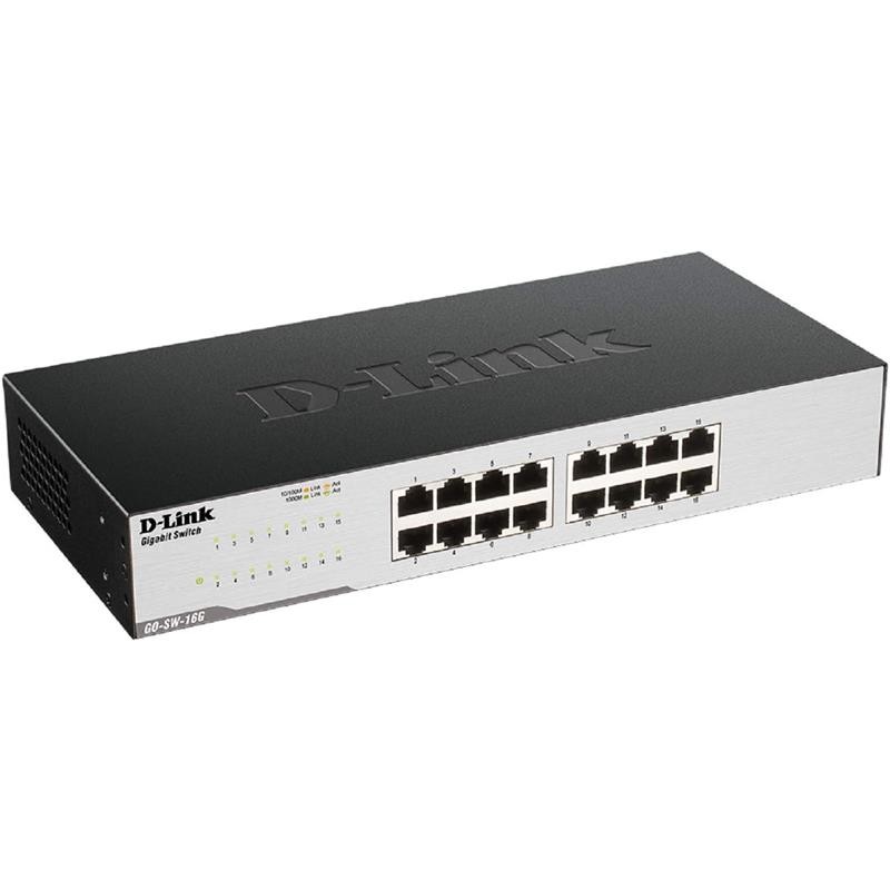 SWITCH D-LINK GIGABIT 16 PUERTOS GO-SW-16G