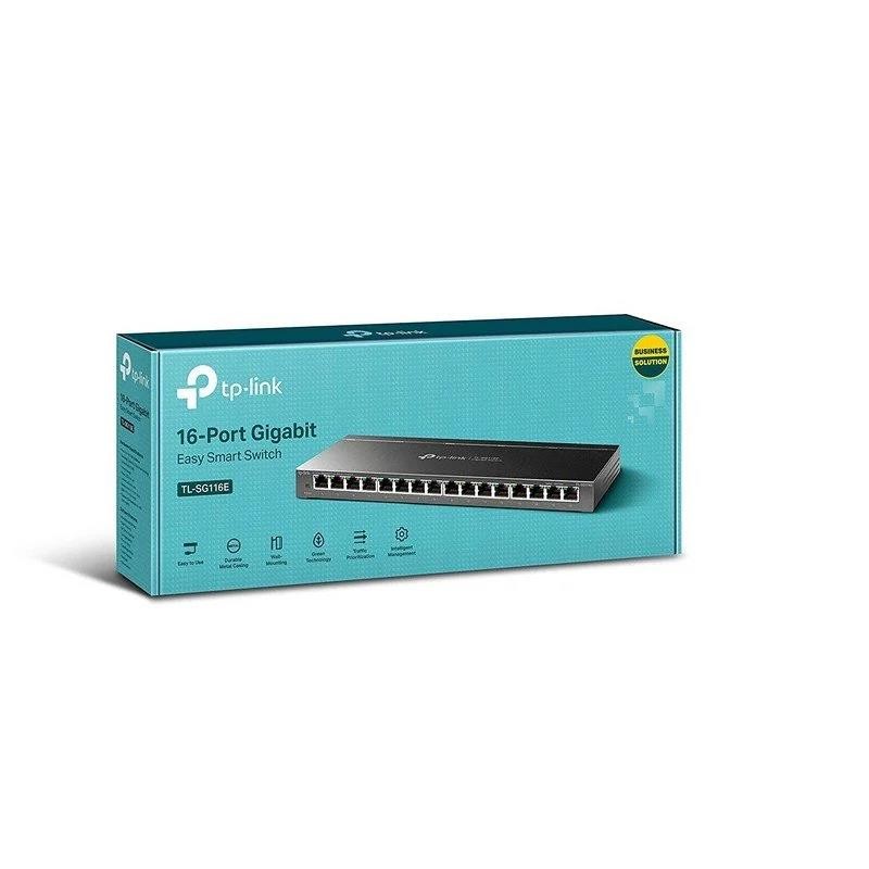 SWITCH TP-LINK 16 PUERTOS GIGABIT TL-SG116E METALICA - Imagen 3