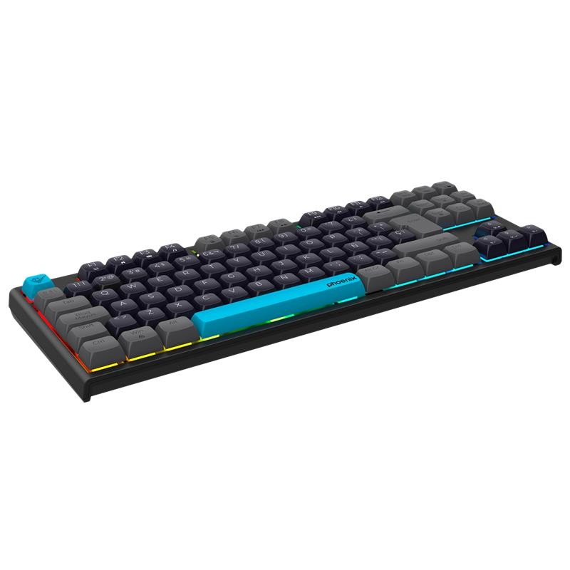 TECLADO PHOENIX ROYAL GAMING MECANICO USB RGB BLACK - Imagen 5