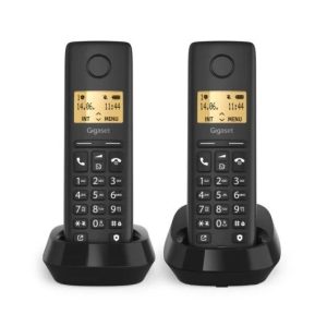 TELEFONO GIGASET BASIC 100 BLACK DUO