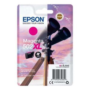 TINTA EPSON C13T02W34010 T02W3 MAGENTA 502XL