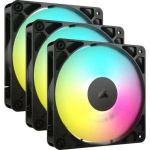 VENTILADOR 12CM CORSAIR RS120 ADICIONAL CHASIS ARGB ( PACK 3UD )