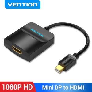ADAPTADOR MINI DISPLAYPORT – HDMI VENTION MINI DP/M – HDMI/H 15CM BLACK