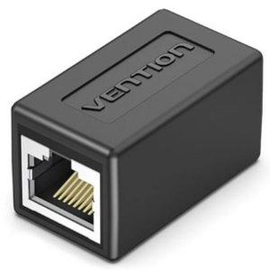 ADAPTADOR VENTION RJ45 CAT.6 FTP HEMBRA – HEMBRA BLACK