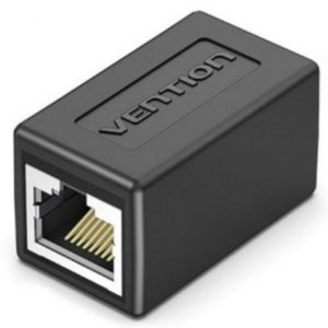 ADAPTADOR VENTION RJ45 CAT.6 FTP HEMBRA – HEMBRA BLACK ( PACK 5UD )