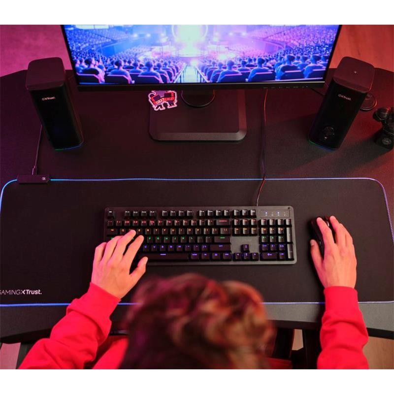 ALTAVOCES TRUST GXT 612 CETIC GAMING RGB 2.0 USB/WIRELESS BLACK - Imagen 5