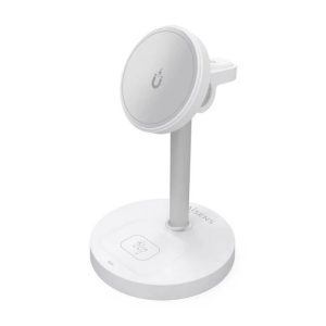 BASE CARGADOR AISENS SMARTPHONE/APPLE WATCH/AURICULARES WIRELESS QI2 15W USB-C WHITE