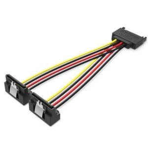 CABLE ALIMENTACION VENTION SATA/M – 2X SATA/H 15CM