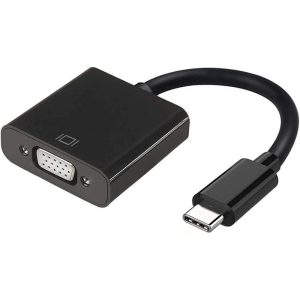CABLE CONVERSOR AISENS USB-C M A VGA-H  BLACK