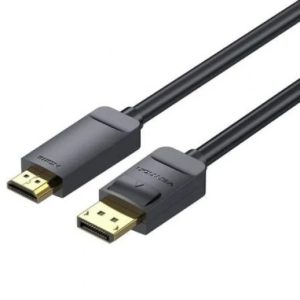 CABLE CONVERSOR VENTION DISPLAYPORT  – HDMI 4K 2M BLACK