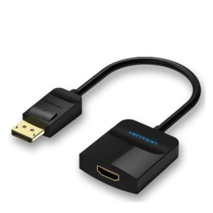 CABLE CONVERSOR VENTION DISPLAYPORT/M – HDMI/H 15CM BLACK