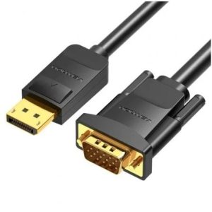 CABLE CONVERSOR VENTION DISPLAYPORT/M – VGA/M 1.5M BLACK