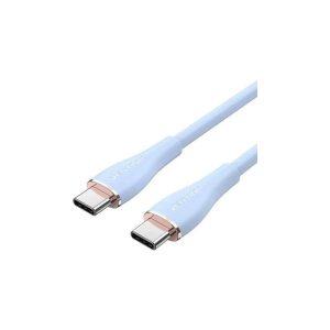 CABLE USB-C VENTION TIPO USB-C/M – USB-C/M 480MBPS 5A 100W 1.5M BLUE