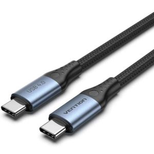 CABLE USB-C/M 4.0 – USB-C/M 40GBPS 240W 1M GREY
