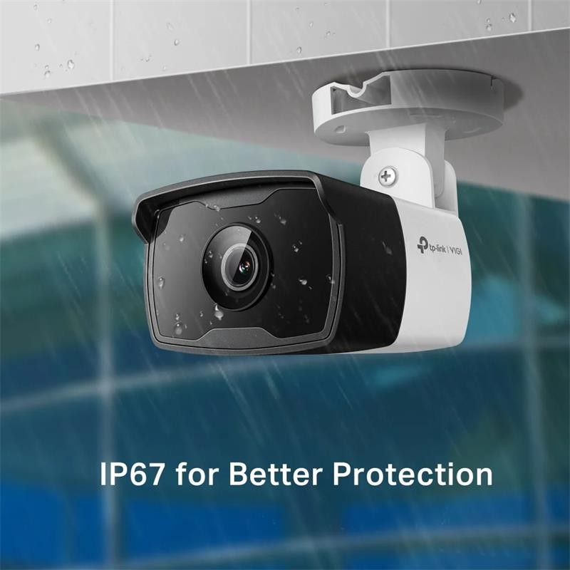 CAMARA IP TP-LINK VIGI BULLET EXTERIOR 2MP 2.8MM IR 30M IP67 POE/CC - Imagen 4