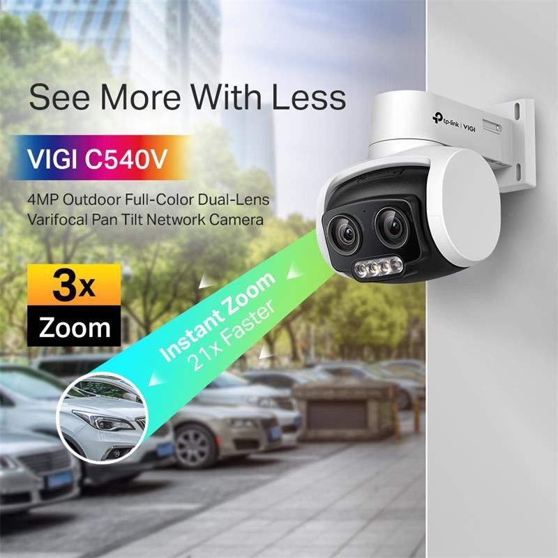 CAMARA IP TP-LINK VIGI PTZ 4MP 2K IP66 FULL COLOR - Imagen 2