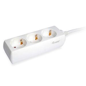 Regleta EQUIP 3xSchuko Cable 1.5m Blanca (EQ245550)
