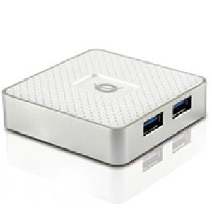 Hub CONCEPTRONIC 4xUSb-A 3.0 Blanco (HUBBIES03W)