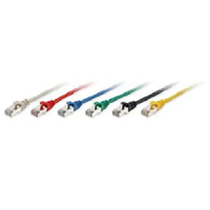 Cable EQUIP RJ45 Cat.6a S/FTP 1m Negro (EQ606103)