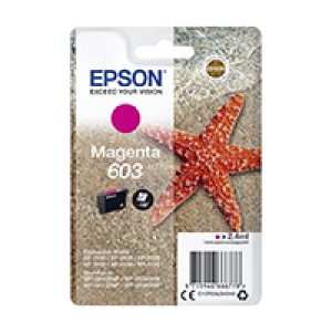 Tinta Epson 603 Magenta 2.4ml 130 pág (C13T03U34010)