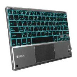 Teclado SUBBLIM Retroiluminado BT Gris (SUB-KBT-SMBT51)