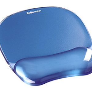 Reposamuñecas Fellowes Gel Crystal Azul (9114120)