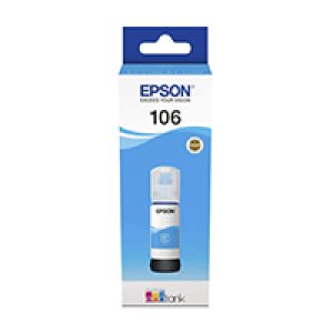 Botella Tinta Epson EcoTank 106 Cian 70ml (C13T00R240)