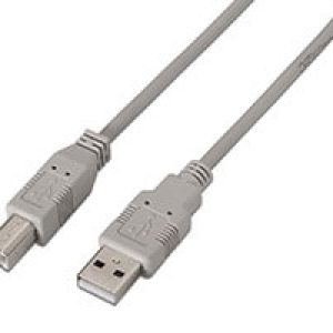 Cable AISENS USB-A/M a USB-B/M 3m Beige (A101-0003)