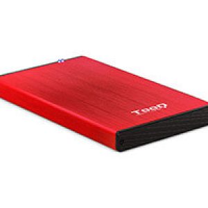 Caja Ext TooQ HDD 2.5″ SATA USB 3.0 Roja (TQE-2527R)