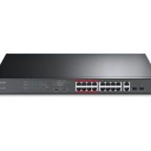 Switch TP-Link 18xRJ45 2xSFP PoE+ Rack 1U (TL-SL1218MP)