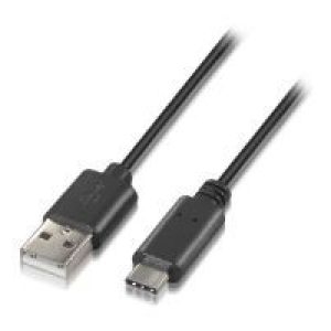 Cable AISENS USB-C/M a USB-A/M 0.5m Negro (A107-0050)
