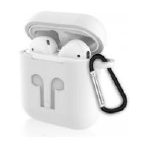 Funda Devia Airpods V1/V2 Silicona Blanca (DSTNAWW)